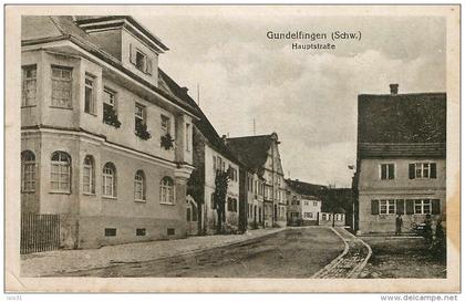 Allemagne - Germany - Bavière - Gundelfingen ( Schwimmbad ) - Hauptstrasse - état