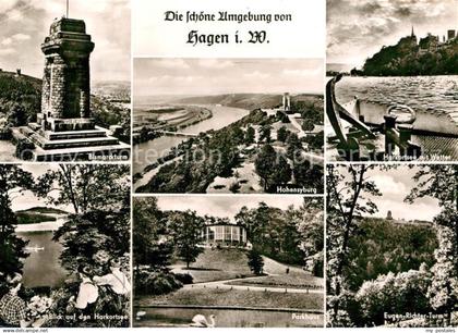 72954704 Hagen Westfalen Bismarckturm Parkhaus Hohensyburg Harkortsee Hagen