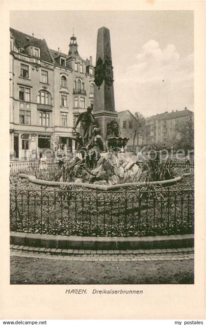 73698797 Hagen Westfalen Dreikaiserbrunnen Hagen Westfalen