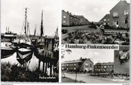 70133565 Finkenwerder Finkenwerder Fischereihafen Aue Insel * Finkenwerder