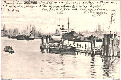 CPA Carte postale Germany  Hambourg Hafen 1913 VM80138