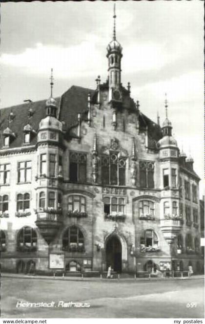 70120621 Helmstedt Helmstedt Rathaus ungelaufen ca. 1955 Helmstedt