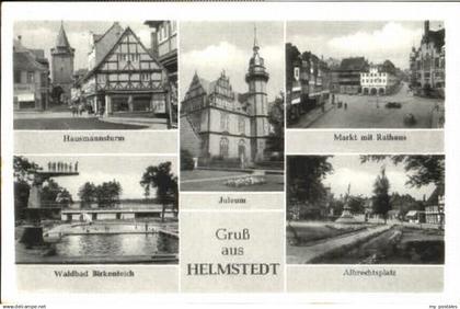 70121264 Helmstedt Helmstedt Rathaus Hausmannsturm Albrechtsplatz x 1958