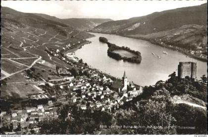 70901800 Lorch Rheingau Lorch Rheingau Toteninsel Ruine Nollich *