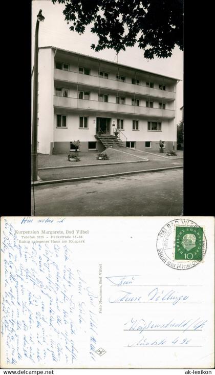 Ansichtskarte Bad Vilbel Kurpension Margarete 1959