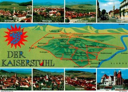 73929106 Kaiserstuhl Region mit den Weinorten Bickensohl Boetzingen Ihringen  Bi