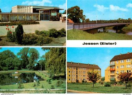 73962843 Jessen Elster Kulturhaus Friedensbruecke Parkanlage Heinrich Rau Strass