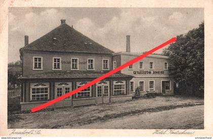 AK Jonsdorf Gasthof Hotel Kretscham Fremdenhof Gewerbebank Neujonsdorf Oybin Waltersdorf Leutersdorf Hain Hartau Zittau