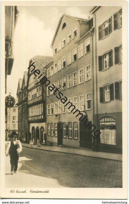 Kassel - Pferdemarkt - Foto-AK - Verlag Bruno Hansmann Kassel