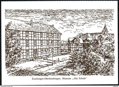 D4368 - Kaufungen Museum Alte Schule - Graf Künstlerkarte