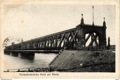 CPA AK Kehl Verkehrsbrucke Kehl am Rhein GERMANY (936225)