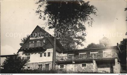 Klingenberg Sachsen Waldschaenke an der Talsperre