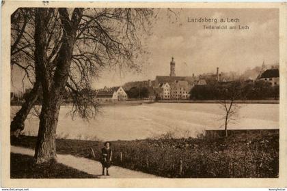 Landsberg am Lech - Teilansicht am Lech