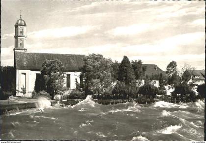 70086215 Langenargen Bodensee Langenargen Kirche Turm Rathaus