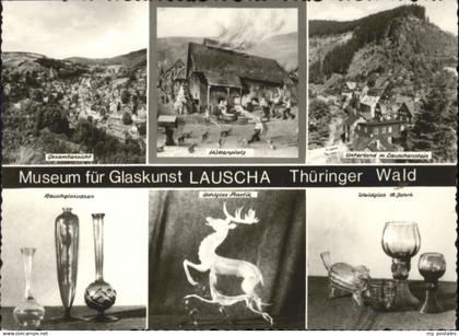 70893554 Lauscha Lauscha Glaskunst Museum Huettenplatz Rauchglasvasen Hohlglaspl