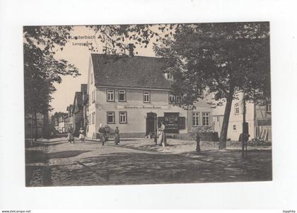 um 1930 Hessen Photokarte Lauterbach Vogelsbergkreis Langgasse mit Restauration Hermann Keutzer