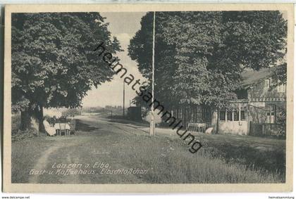 Lenzen an der Elbe - Gast- und Kaffeehaus Elbschlösschen - Verlag G. Mertens Lenzen