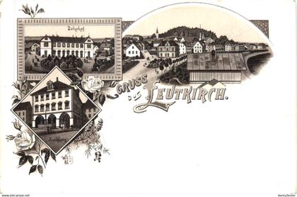 Gruss aus Leutkirch - Litho