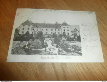 Schloss Zeil in Leutkirch i. Allgäu , 1901 , alte Ansichtskarte , Postkarte !!!