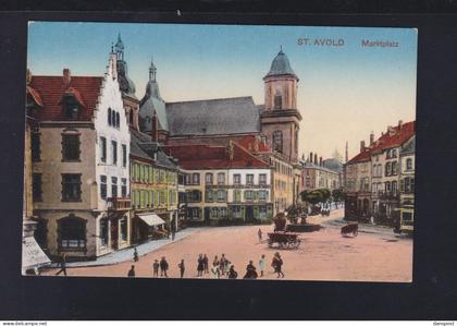 Frankreich France Lothringen AK St. Avold Marktplatz