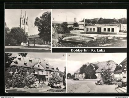 AK Dobbertin /Kr. Lübz, Klosterkirche, Sporthalle und Pflegeheim