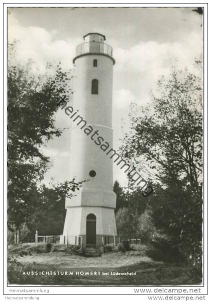 Aussichtsturm Homert bei Lüdenscheid - Foto-AK Grossformat - Verlag Kettling & Krüger Schalksmühle