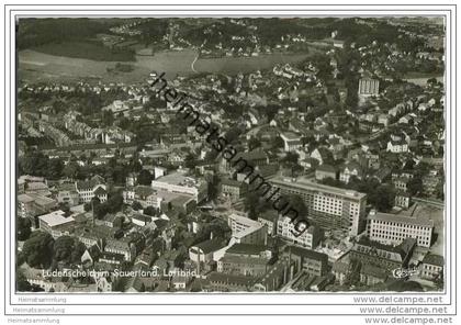 Lüdenscheid im Sauerland - Fliegeraufnahme - Foto-AK