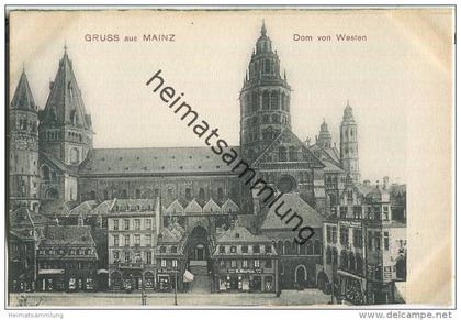 Mainz - Dom von Westen - Verlag Kaspar Suder Mainz