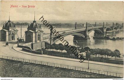 Mainz - Neue Brücke - Verlag Jos. Halenza Mainz