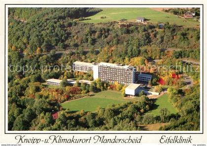 72974071 Manderscheid Eifel Eifelklinik Fliegeraufnahme Manderscheid