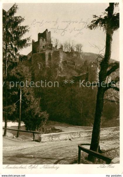 73811124 Manderscheid Eifel Niederburg Manderscheid Eifel