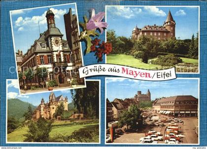 72469413 Mayen Ortspartien mit Schloss Mayen