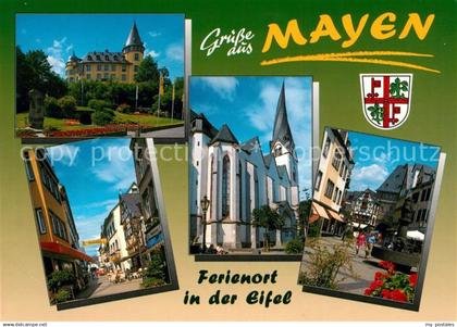 73179920 Mayen Kirche Fussgaengerzone Mayen