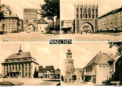 73033714 Malchin Demmin Stadttor Rathaus Filmbuehne Malchin Demmin