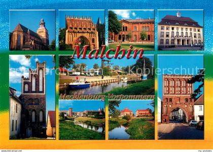 73230890 Malchin Demmin Stadttore Kirche Malchin Demmin