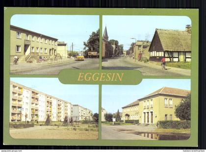 Eggesin, Kr. Ueckermünde, Rathaus, HO-Hotel u. Gaststätte "Mecklenburg"