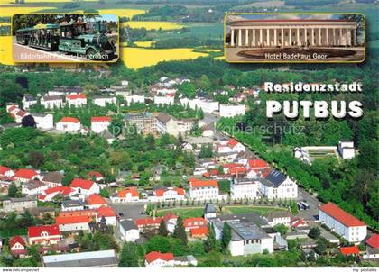 Putbus Ruegen Panorama Residenzstadt Luftaufnahme Baederbahn Hotel Badehaus Goor