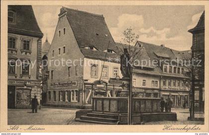 Meissen Elbe Sachsen Alt Meissen Heinrichsplatz