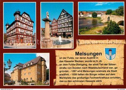 73229622 Melsungen Fulda Rathaus Markt Schloss Melsungen Fulda