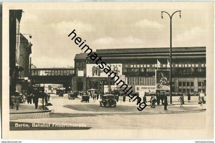 Berlin-Mitte - Bahnhof Friedrichstrasse - Foto-AK - Verlag Photochemie Berlin