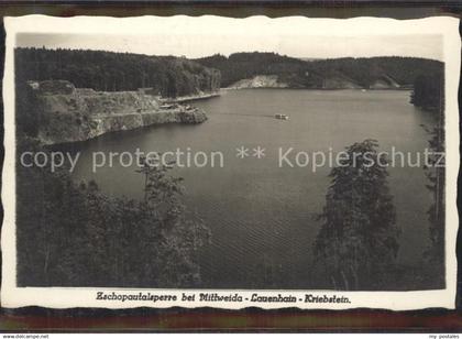 Mittweida Zschopautalsperre bei Mittweida Lauenhain Kriebstein