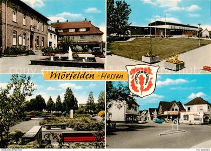 Moerfelden-Walldorf Rathaus Schule Park Ortspartie