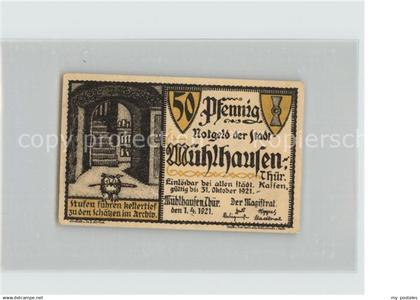 42454228 Muehlhausen Thueringen 50 Pfennig Muehlhausen