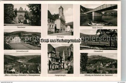 42933065 Neckargemuend Theodortor Dilsberg Neckartal Rathaus Hauptstrasse Brueck