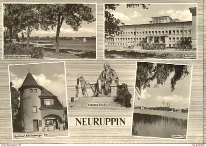 70088435 Neuruppin Neuruppin Klinik Tor Anlegestelle x 1970 Neuruppin