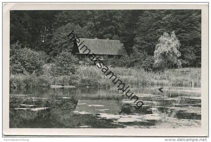 Boltenmühle - Blockhaus - Foto-AK Handabzug - Foto-Verlag Winkler Altruppin