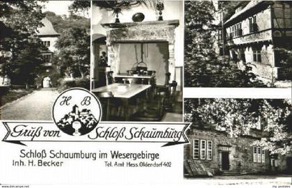 70122541 Hessisch Oldendorf Hessisch Oldendorf Schloss Schaumburg o 1957