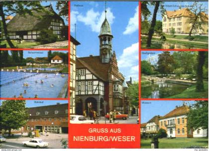 70115478 Nienburg Weser Nienburg Rathaus Schwimmbad Museum Bahnhof Schule  x 199