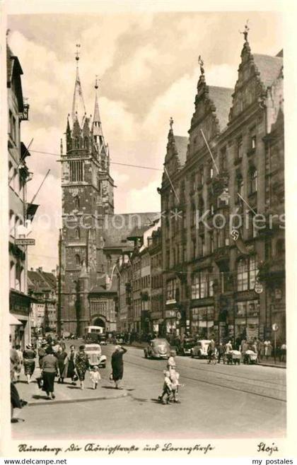 72893554 Nuernberg Koenigstrasse Lorenzkirche Nuernberg