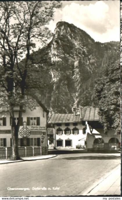 70078649 Oberammergau Oberammergau Dorfstrasse  x 1958 Oberammergau